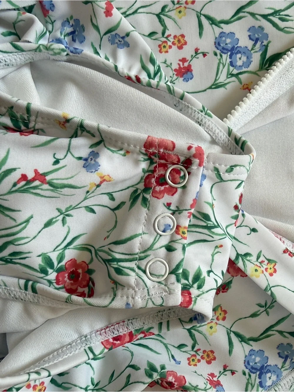 Janie and Jack Floral Girls Rashguard